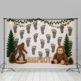 Aperturee - Aperturee Orangutan Bigfoot Wall Hazelnut Cake Smash Backdrop